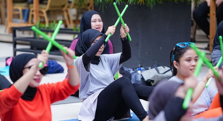 5 Rekomendasi Tempat Pound Fit di Jogja, Sehat dengan Olahraga Kekinian