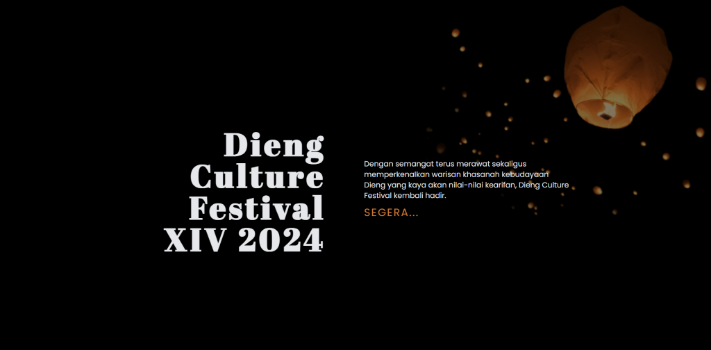 Festival Dieng ‘The Journey’ Digelar Bulan Agustus 2024