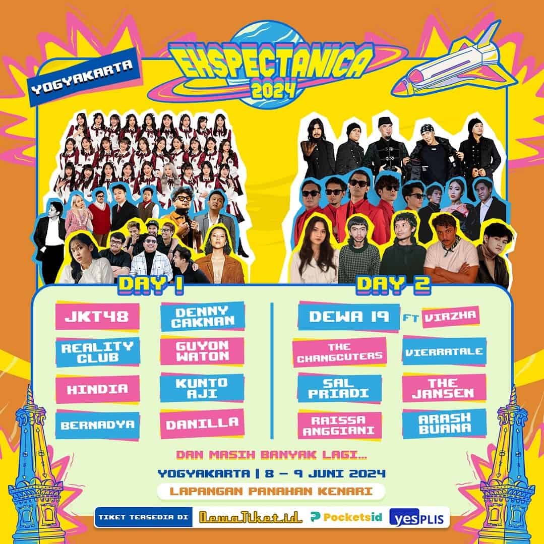 Info dan Cara Pembelian Tiket Konser Espectanica di Jogja: Dewa 19 Hingga Denny Caknan Siap Tampil, Tiket On The Spot Dibanderol Mulai Rp 200 Ribu
