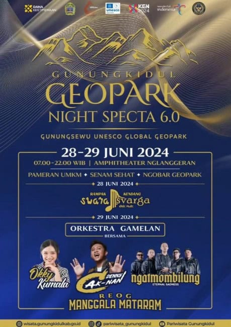 Inpo Seru..!! Geopark Night Specta 6.0 Hadir Lagi, Jangan Sampe Kelewatan!