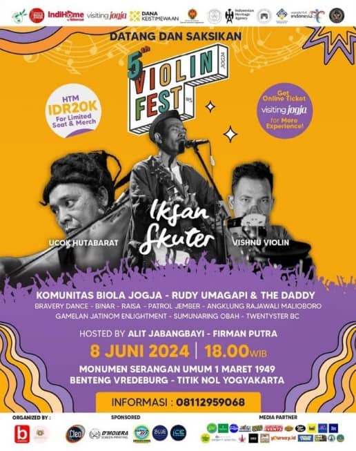 Jogja Violin Fest 5, Biar Malam Minggu-mu Gak Kelabu