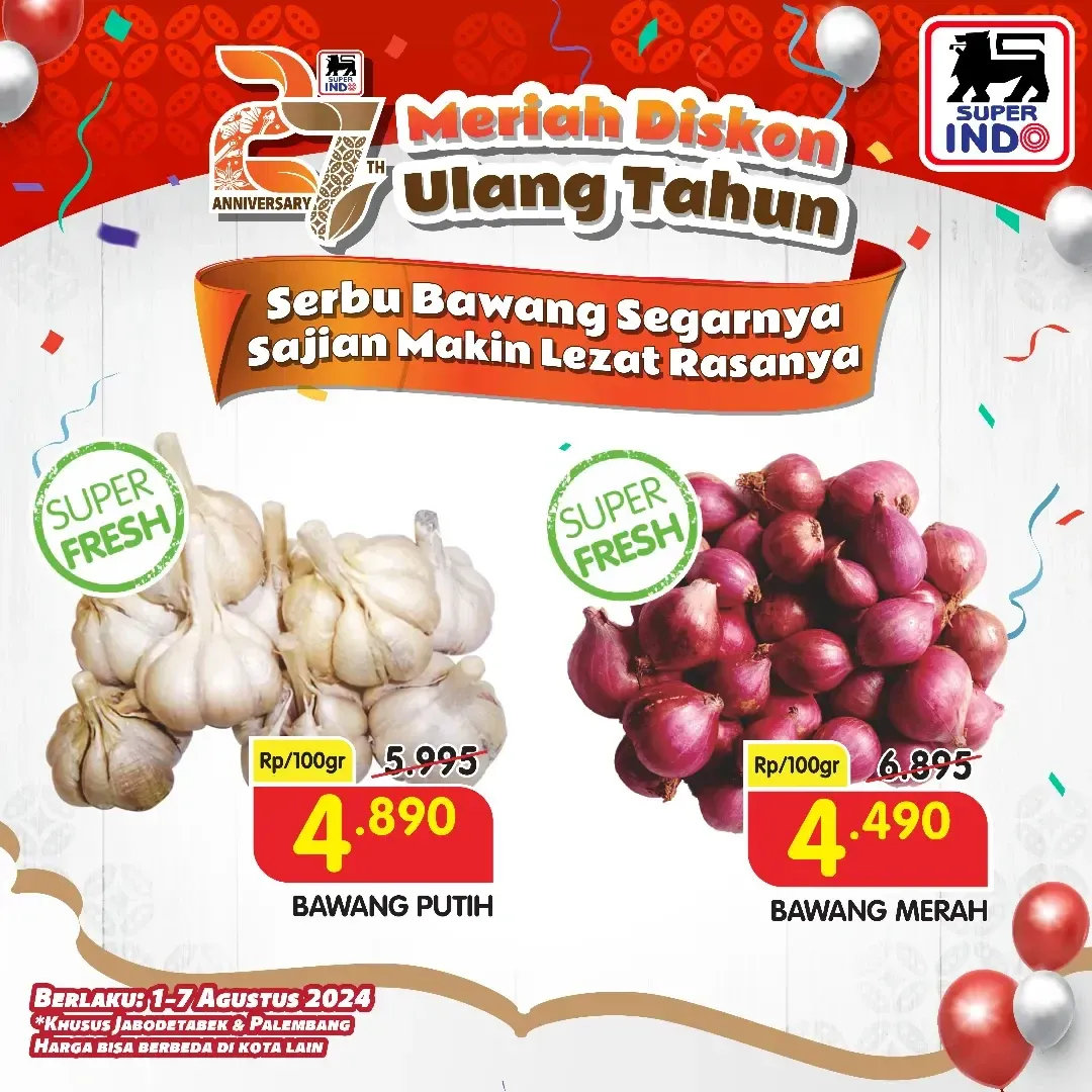 Promo Superindo Jogja Hari Ini, Melimpah Potongan Harga Makanan dan Buah-buahan
