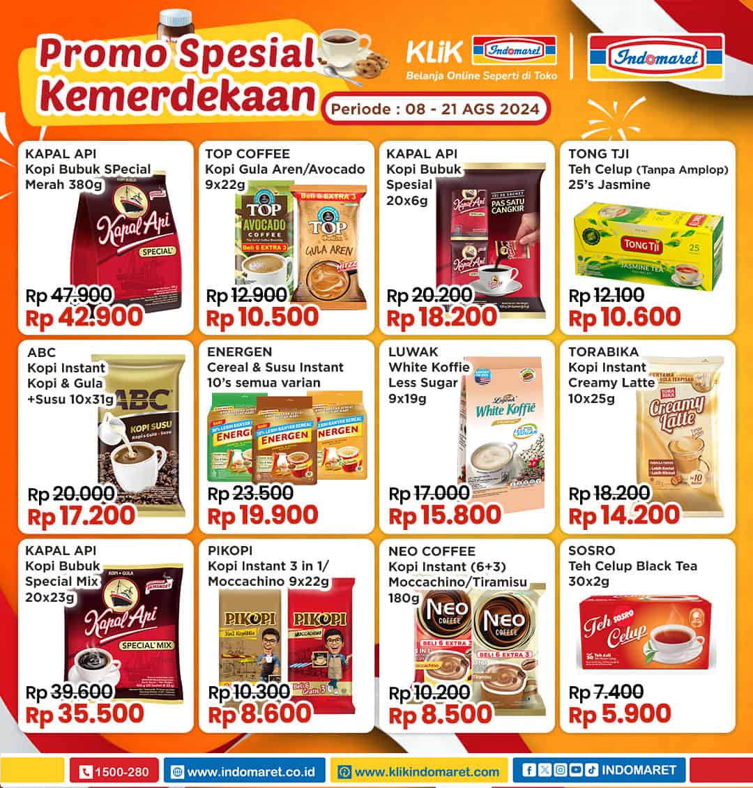 Promo Indomaret Jogja Hari Ini, Banyak Potongan Harga untuk Kopi Bubuk yang Dijamin Antingantuk
