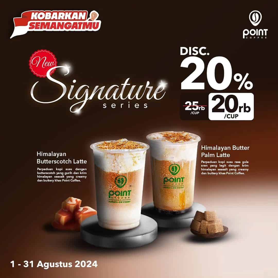 Promo Point Coffee Jogja Agustus 2024 Terbaru, Signature Series Hanya Rp 20 Ribu Sampai Akhir Bulan