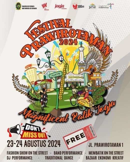 Festival Prawirotaman 2024, Meriahkan Harimu Dengan Hadiri Festival Ini!