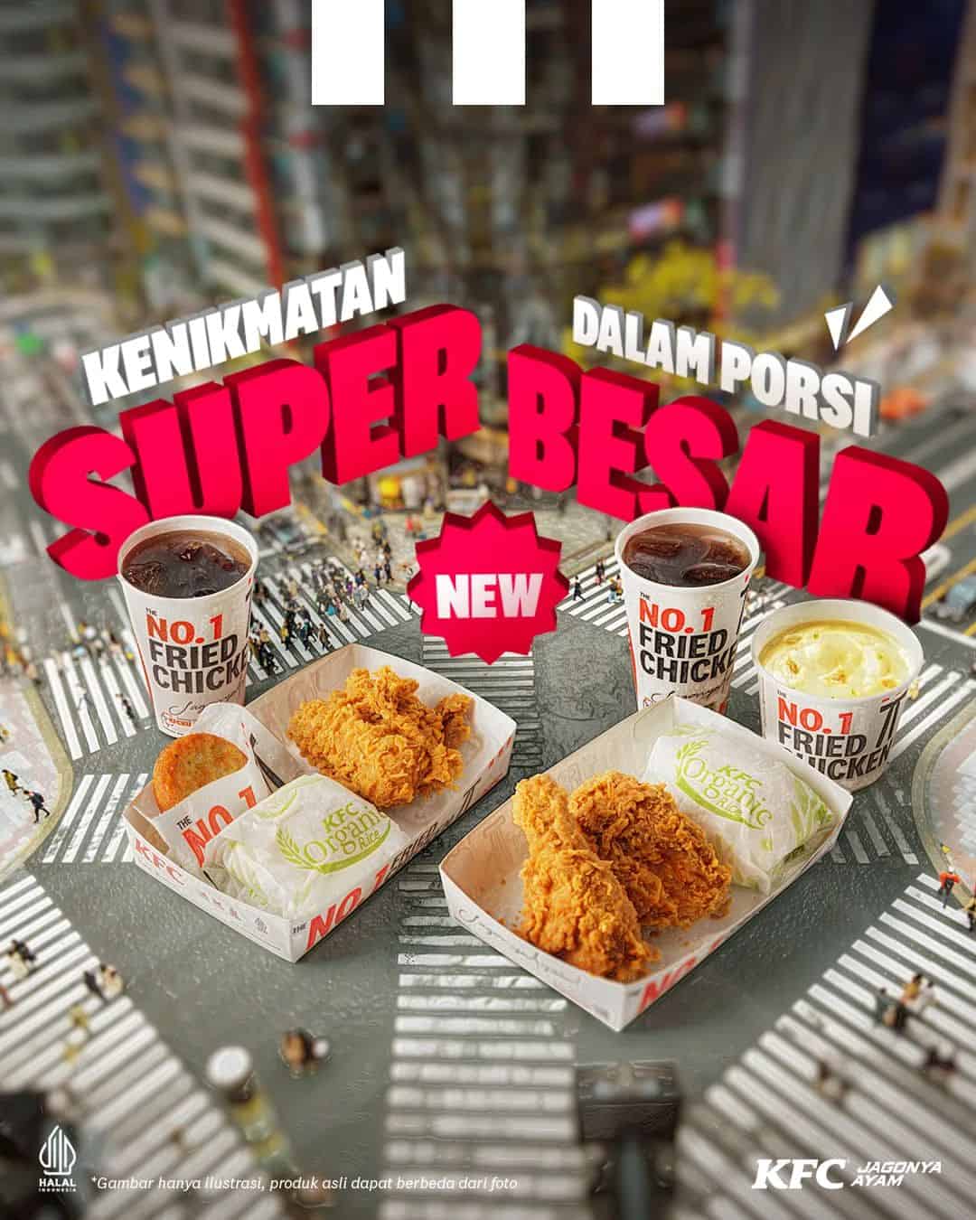 Promo KFC Jogja September 2024 Terbaru: Menu Super Besar dengan Harga Mulai Rp 39 Ribu