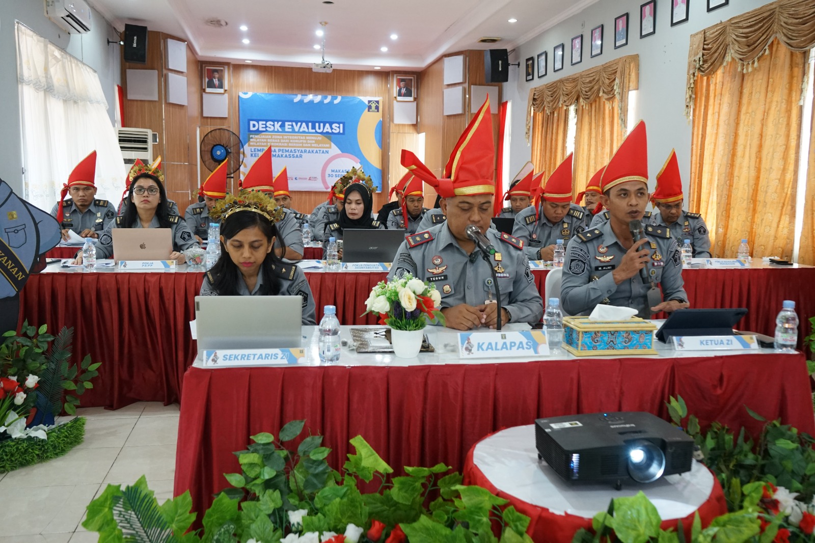 Menuju ZI WBK, Lapas Makassar Paparkan Inovasi Pelayanan Berbasis Teknologi Informasi