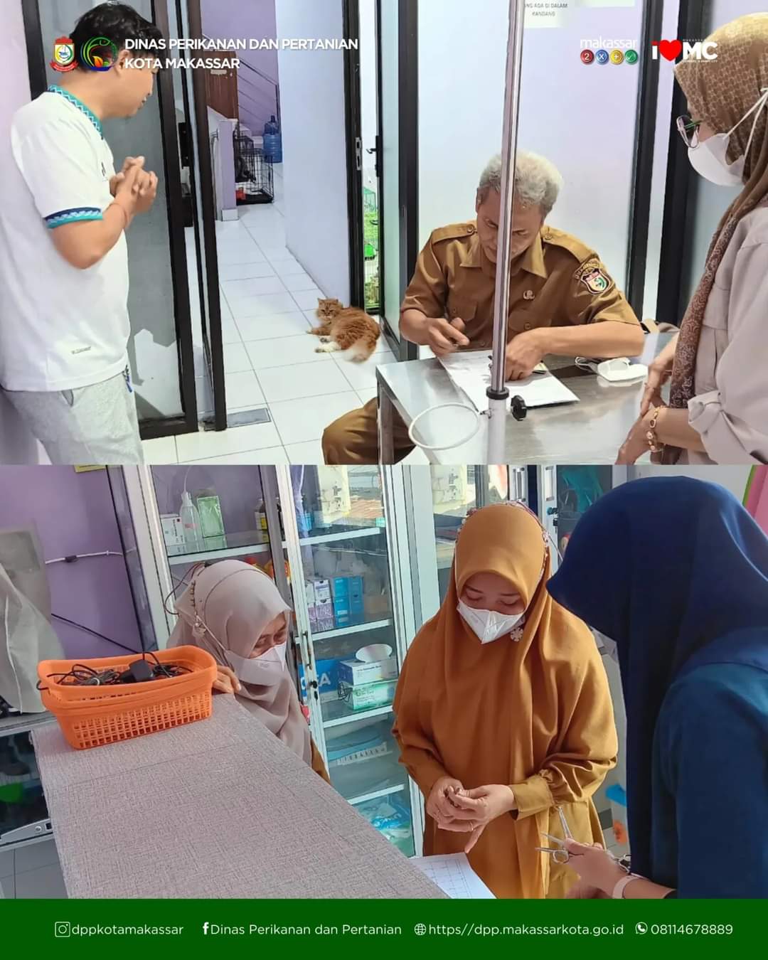 DP2 kota Makassar melakukan kegiatan Survey Surat Izin Praktek