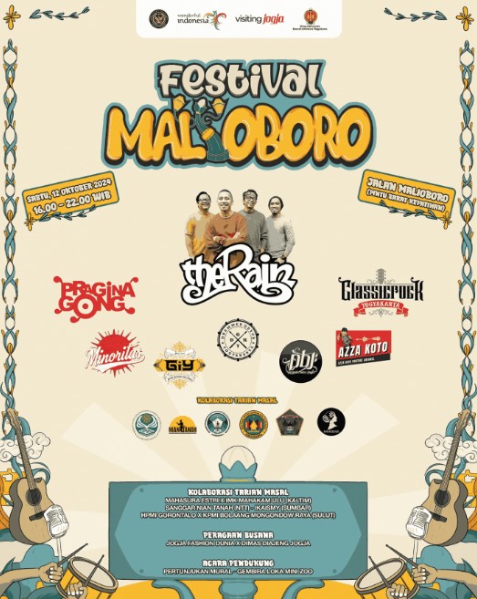 FESTIVAL MALIOBORO 2024, Kosongkan Jadwal di 12 Oktober Nanti!