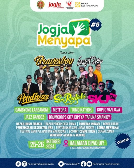 Yuk Hadir di Jogja Menyapa 2024, Gratis Lohh!