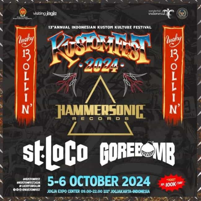 Kustomfest 2024, Tandai Kalendermu di 5-6 Oktober!