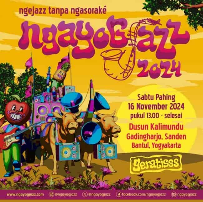Ngayogjazz 2024, Hadir Lahh Gratis Lohh!!