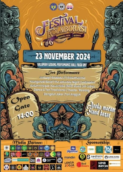 Festival Kolaborasi Bahasa, Seni, dan Budaya #6 Hadir Lagi, Yuk Meriahkan!