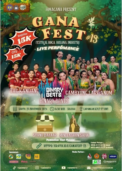 GANAFEST 13, Festival Kreativitas dan Inovasi Mahasiswa