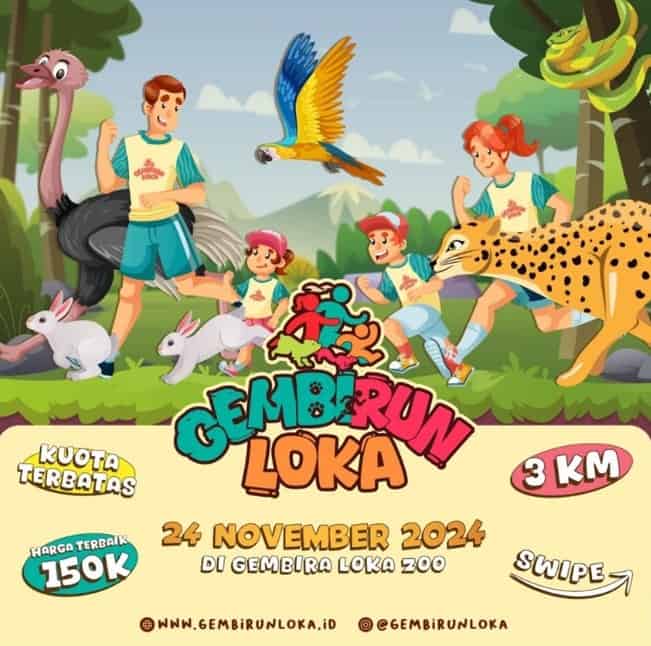 GembiRUN Loka, Rayakan Event Satwa Bareng Anak-Anak!