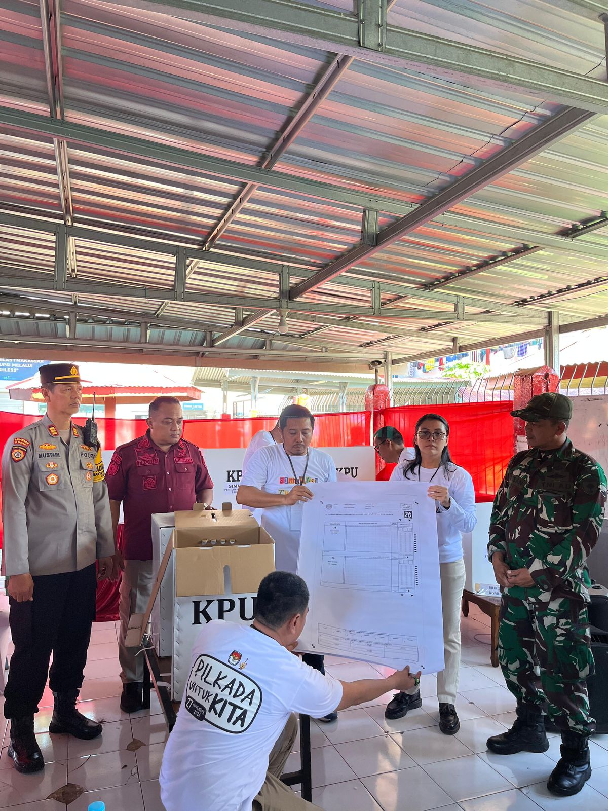 KPU Kota Makassar Gelar Simulasi Tungsura di Lapas Makassar