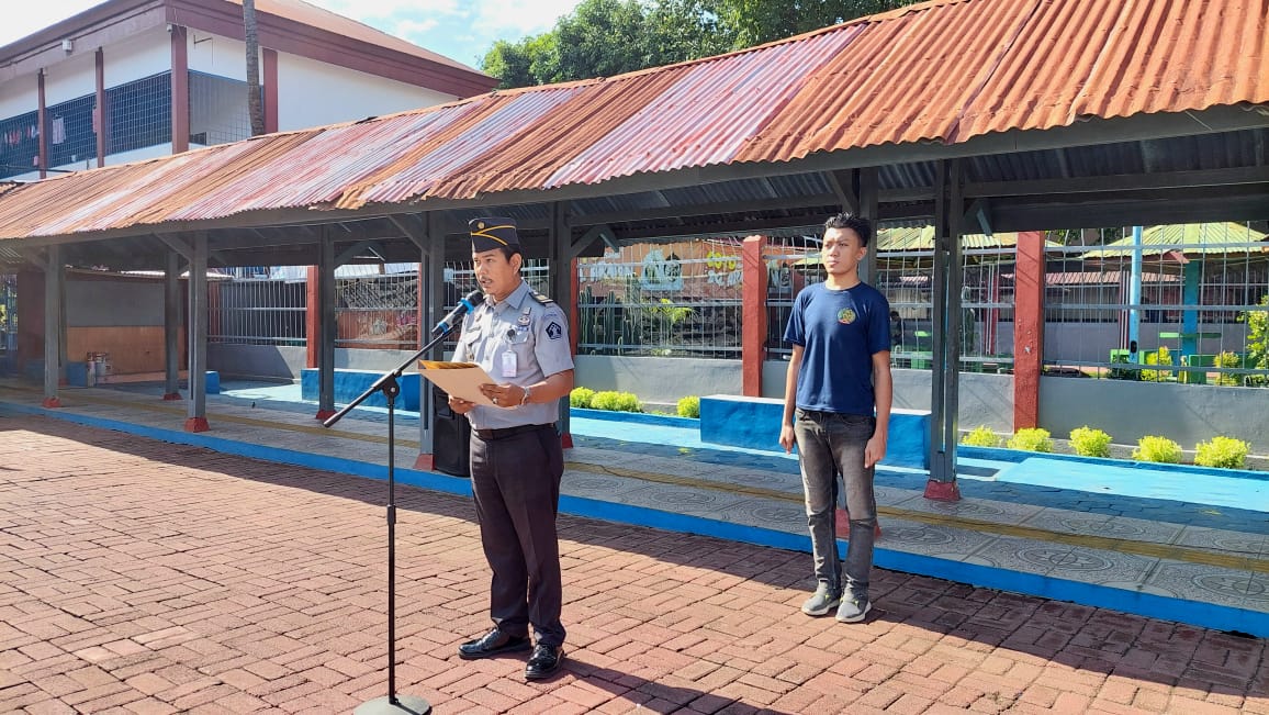Lapas Makassar Tumbuhkan Jiwa Nasionalisme Warga Binaan Lewat Upacara Bendera