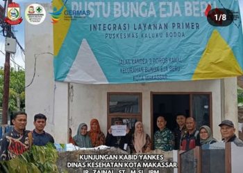 Kabid Yankes Dinas Kesehatan Kota Makassar kunjungi Pannampu dan Pustu Bunga Eja Beru