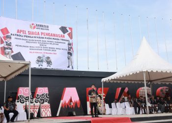 Pjs Wali Kota Arwin Azis Tekankan Profesionalisme dan Integritas kepada 1.877 Pengawas TPS se-Makassar