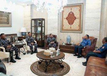 Sambut Hangat Kunjungan Danlantamal VI Makassar yang Baru, Danny : Selamat Datang Komandan