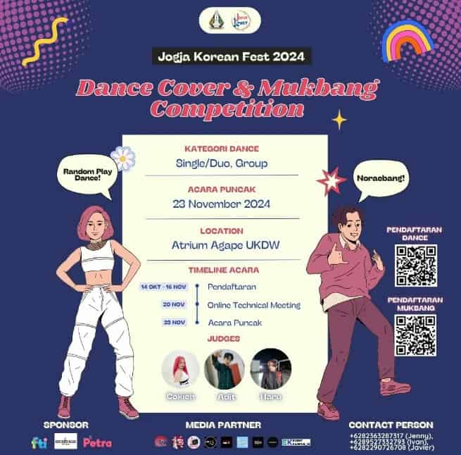 JOGJA KOREAN FESTIVAL 2024, K-pop Fever: Dance & Mukbang Competition