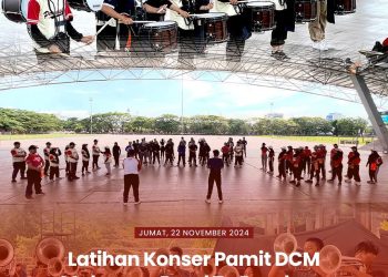 Latihan konser pamit DCM Makassar Road To Bandung Marching Band Championship XI