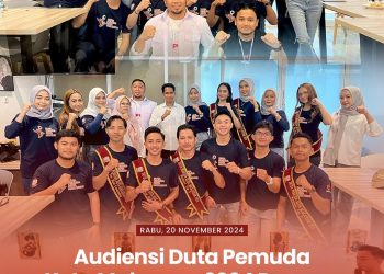 Duta Pemuda Kota Makassar 2024 melaksanakan audiensi bersama Dinas Pemuda dan Olahraga Kota Makassar
