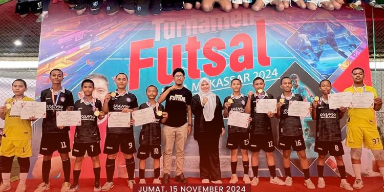Penutupan Meriah Turnamen Sepak Bola Tingkat Pelajar Kota Makassar 2024
