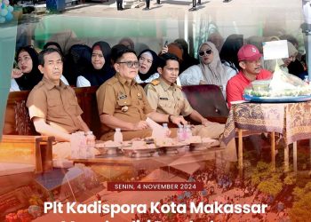 Dispora Kota Makassar menghadiri pembukaan Pekan Olahraga dan Seni SMP 6