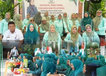 Camat Tamalate menerima Tim Supervisi, Monitoring, Evaluasi dan Pelaporan Program Kerja Sekretaris Tim Penggerak PKK Kota Makassar Tahun 2024