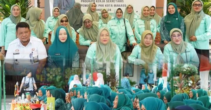 Camat Tamalate menerima Tim Supervisi, Monitoring, Evaluasi dan Pelaporan Program Kerja Sekretaris Tim Penggerak PKK Kota Makassar Tahun 2024