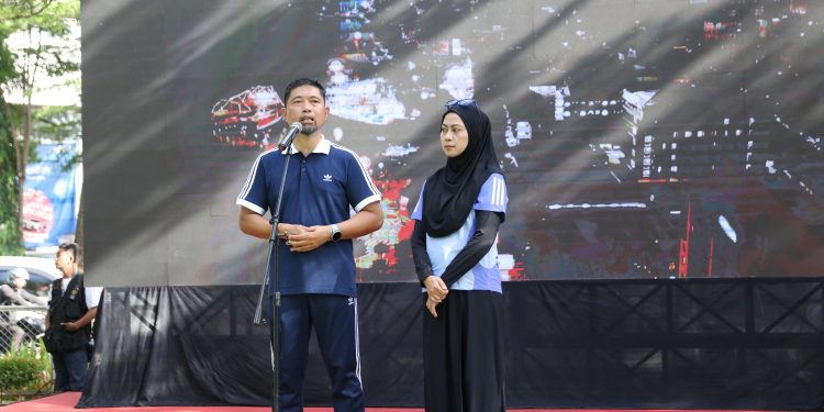 Andi Arwin Azis Akhiri Masa Jabatan sebagai Pjs Wali Kota Makassar dengan Senam Bersama dan Apel