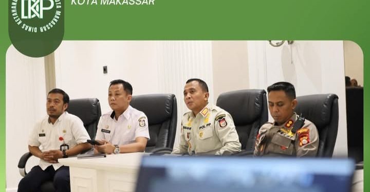 Plt. Kepala Dinas Ketahanan Pangan Kota Makassar menghadiri Rapat Koordinasi Lintas Sektor