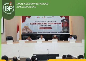 PLT KADIS KETAPANG MAKASSAR HADIRI OBSERVASI CALON PERCONTOHAN KABUPATEN / ΚΟΤΑ ΑΝΤIKORUPSI