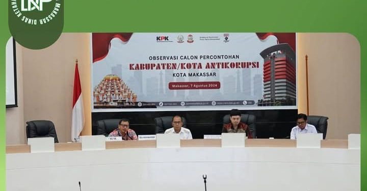 PLT KADIS KETAPANG MAKASSAR HADIRI OBSERVASI CALON PERCONTOHAN KABUPATEN / ΚΟΤΑ ΑΝΤIKORUPSI