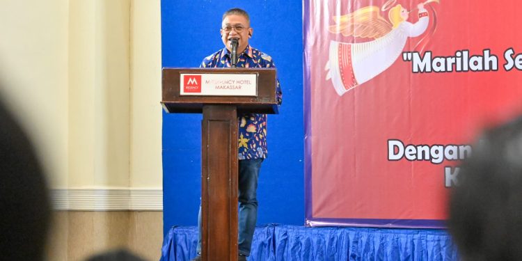 Rayakan Natal Bersama Karyawan Kristiani, Beni Iskandar Titip Pesan Khusus