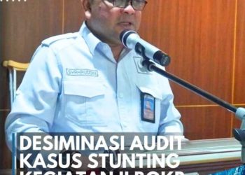 Plt. Kadis PPKB Makassar membuka secara resmi kegiatan Diseminasi Audit Kasus Stunting – Kegiatan II – BOKB