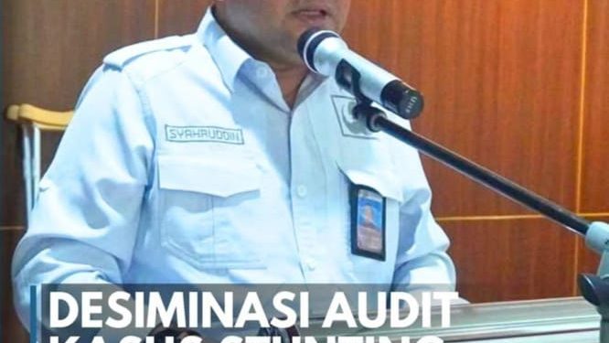 Plt. Kadis PPKB Makassar membuka secara resmi kegiatan Diseminasi Audit Kasus Stunting – Kegiatan II – BOKB
