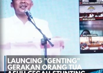 DPPKB Makassar ikuti Launching Gerakan Orang Tua Cegah Stunting