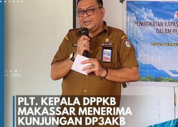 Plt. Kepala DPPKB kota makassa Menerima kunjungan DP3AKB Kota Bontang