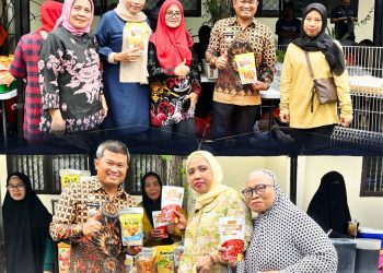 Camat Mamajang memantau pelaksanaan Gerakan Pangan Murah Dinas Ketahanan Pangan Provinsi Sulsel