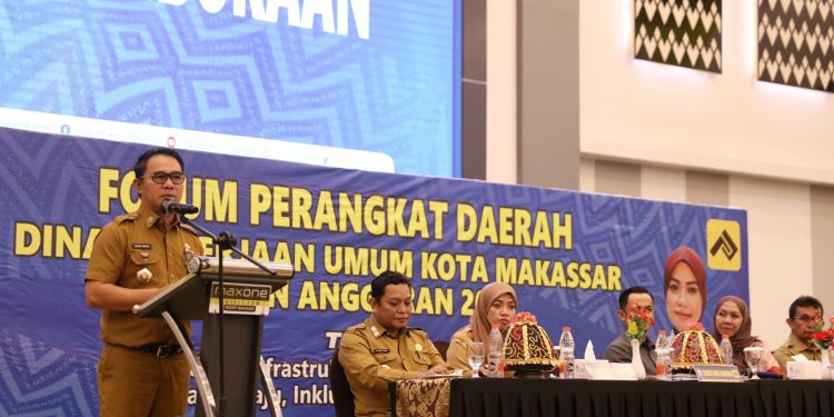 Pj Sekda Makassar Buka Forum Perangkat Daerah Dinas Pekerjaan Umum, Bahas Perencanaan Infrastruktur Kota