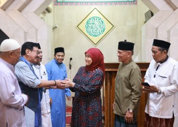 Wakil Wali Kota Makassar Buka Puasa Bersama Jamaah Masjid Babussalam, Tekankan Pentingnya Nilai Toleransi