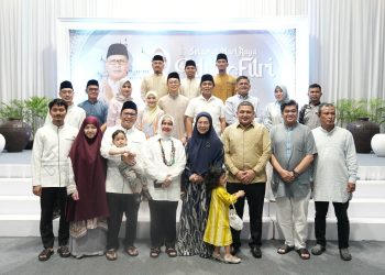 Pererat Silaturahmi Antar Lembaga, Ketua TP PKK Dampingi Wali Kota Makassar Silaturahmi ke Forkopimda di Moment Hari Raya Idulfitri
