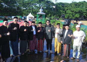 Pj Sekda Makassar Irwan Adnan Dampingi Wali Kota Salat Idulfitri di Karebosi dan Gelar Open House di Rujab