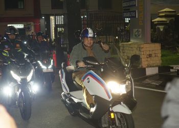 Gunakan Sepeda Motor, Munafri Bersama Forkopimda Kota Makassar Pantau 4 Posko Terpadu Mudik Lebaran 2025