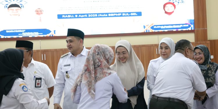 Ketua TP PKK Melinda Aksa Hadiri Halal Bihalal dan Temu Koordinasi Bersama Pendidik Makassar