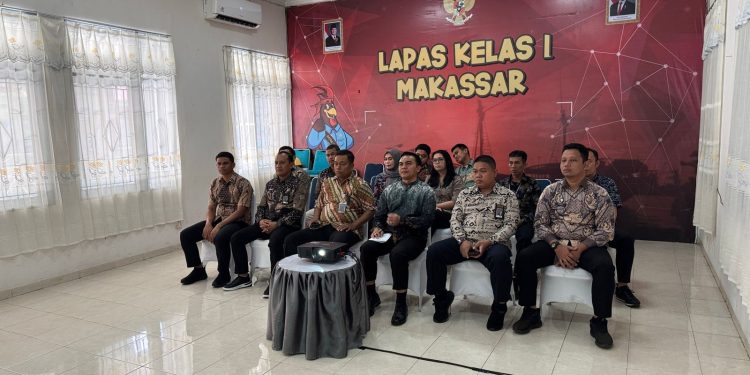 Lapas Makassar Ikuti Arahan Dirjen Pemasyarakatan Secara Virtual