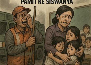 Petugas Sampah Menjerit, Guru Honorer Menangis Pamit ke Siswanya