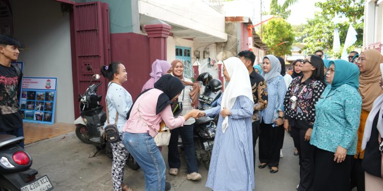 Melinda Aksa Tinjau Kelurahan Pannampu Jelang Penilaian Lomba Kelurahan Terpadu Tingkat Provinsi